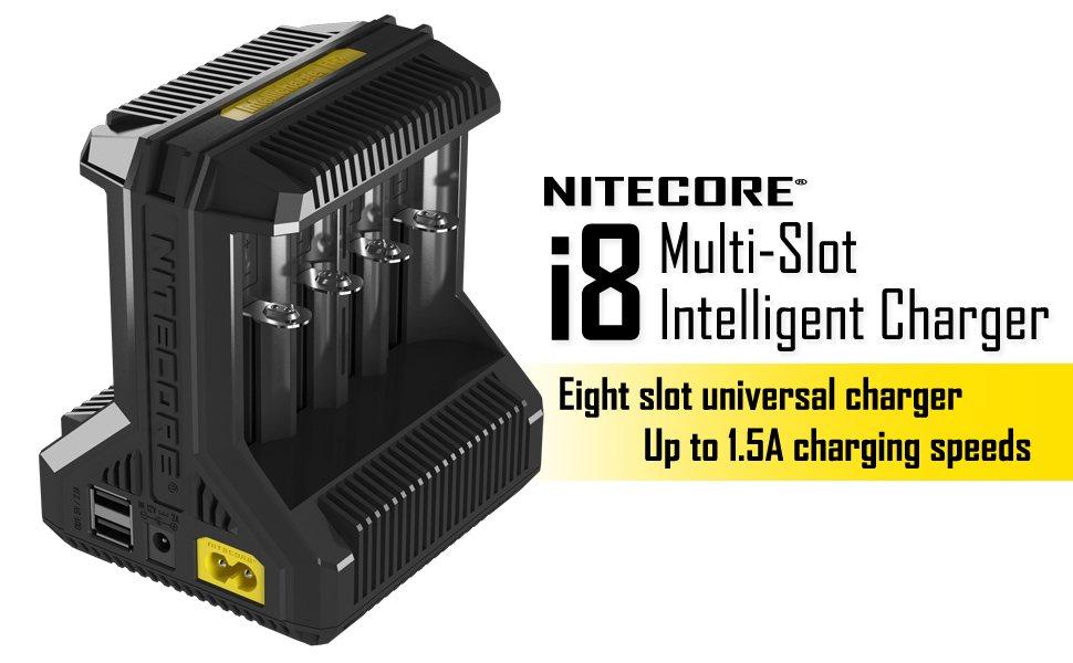 Nitecore i8 Octuple Charger