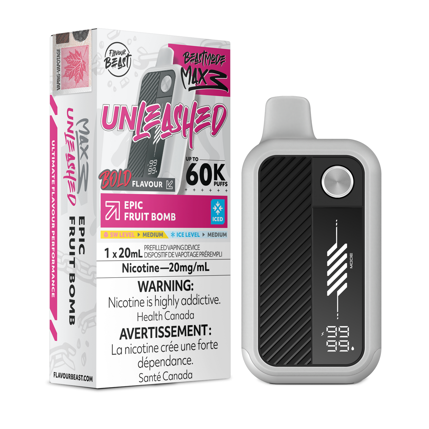 Flavour Beast: Beast Mode Max 3 (Original & Unleashed) 60K Disposable