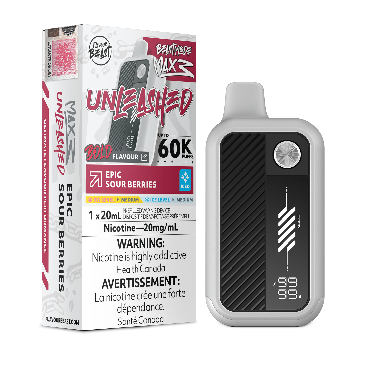 Flavour Beast: Beast Mode Max 3 (Original & Unleashed) 60K Disposable