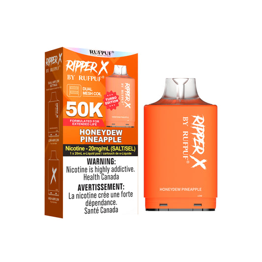 RIPPER X 50K Pod - 20mL Pre-Filled 20 mg/mL Salt Nicotine Pod