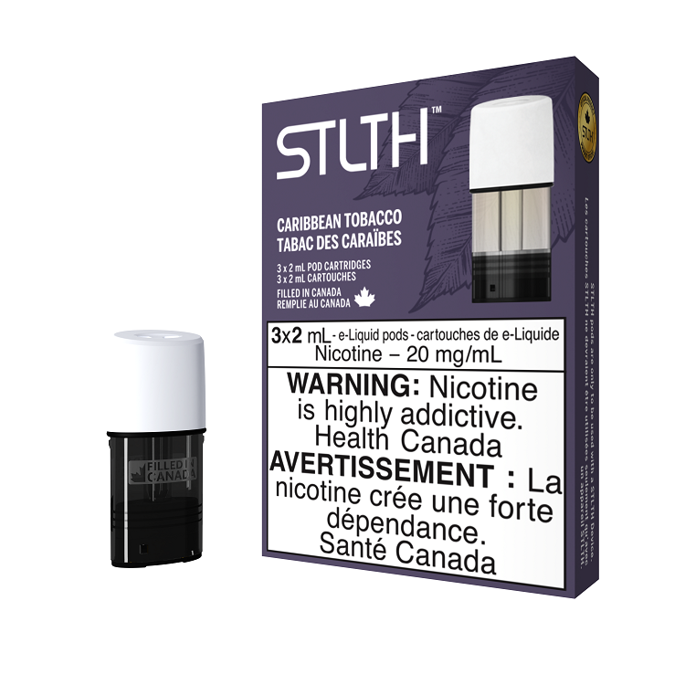 STLTH Pods, Caribbean Tobacco Nicotine Salt (3/pack)