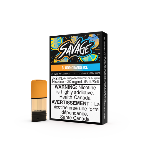 Savage STLTH Pods - Blood Orange Ice (3 Pack)