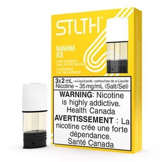 STLTH Pods, Banana Ice - Nicotine Salt (3/pack)