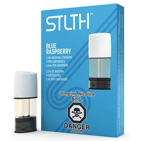 STLTH Pods, Blue Raspberry Nicotine Salt (3/pack)