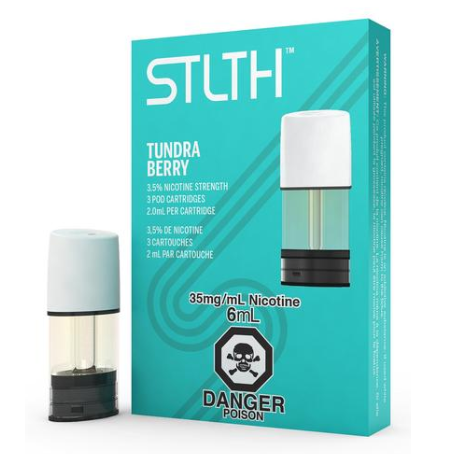 STLTH Pods, Tundra Berry Nicotine Salt (3/pack)