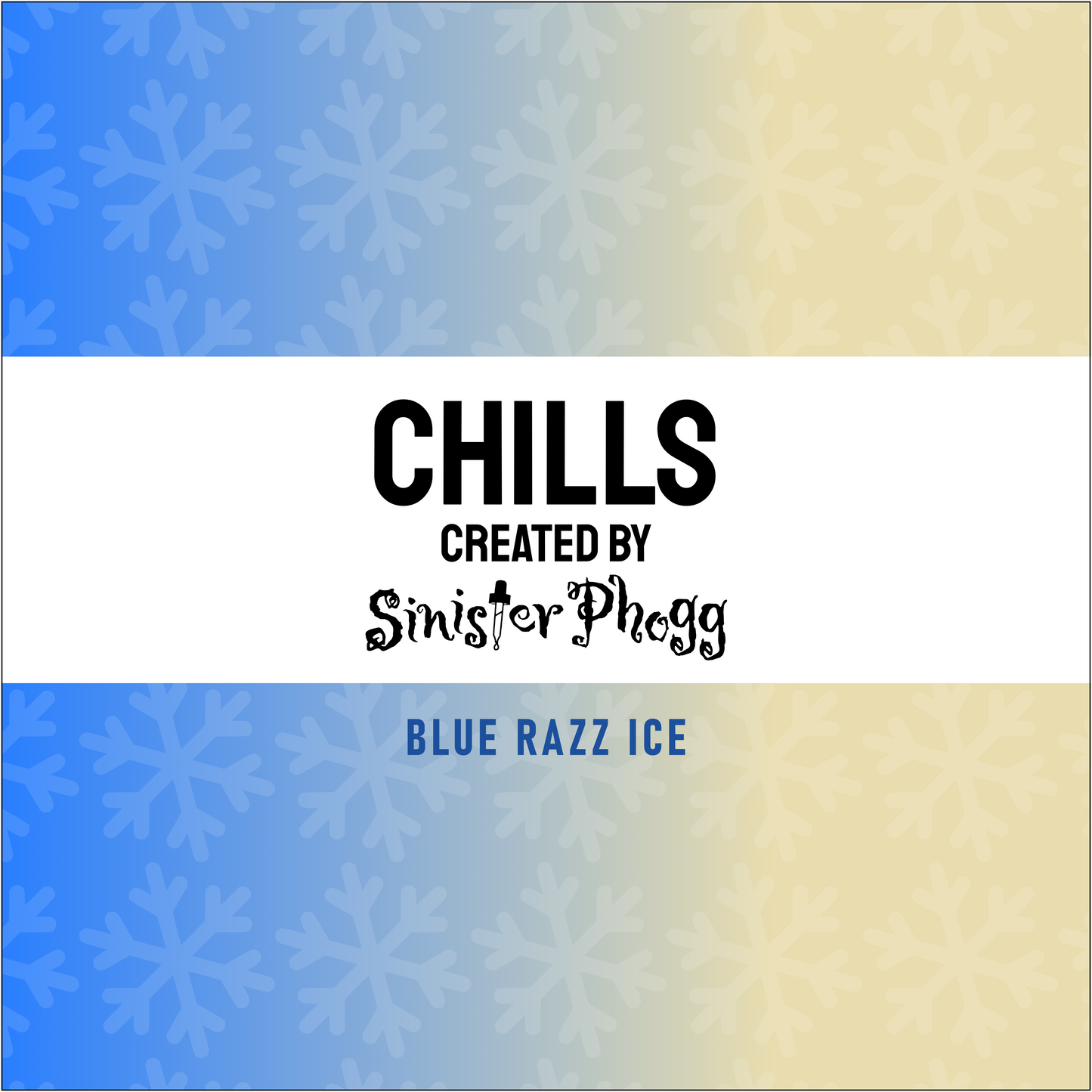 Blue Razz Ice - CHILLS by Sinister Phogg