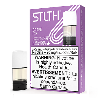 STLTH Pods, Grape Ice Nicotine Salt (3/pack)