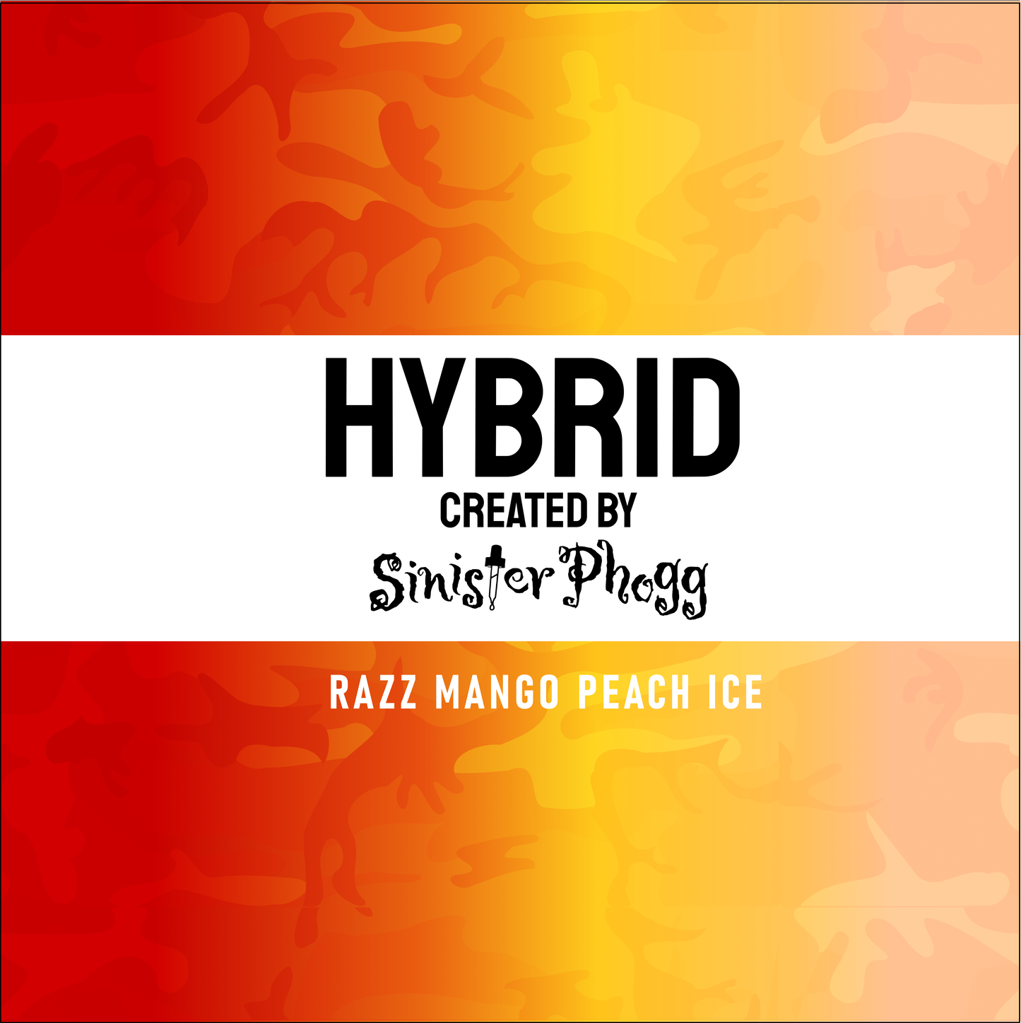 Razz Mango Peach Ice - HYBRID by Sinister Phogg