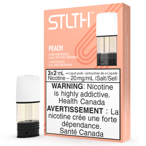 STLTH Pods, Peach  Nicotine Salt (3/pack)